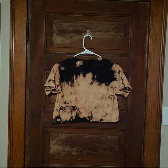 Tie-Dye Chevy Camaro Cropped Shirt - Picture 3 of 5